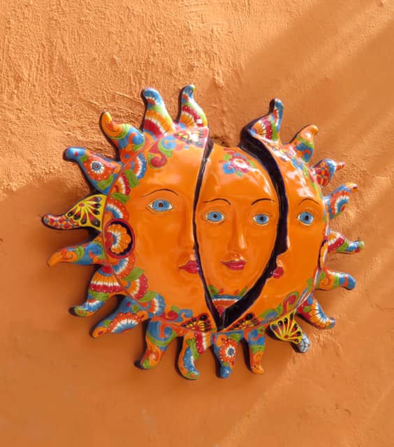 Soleil orange